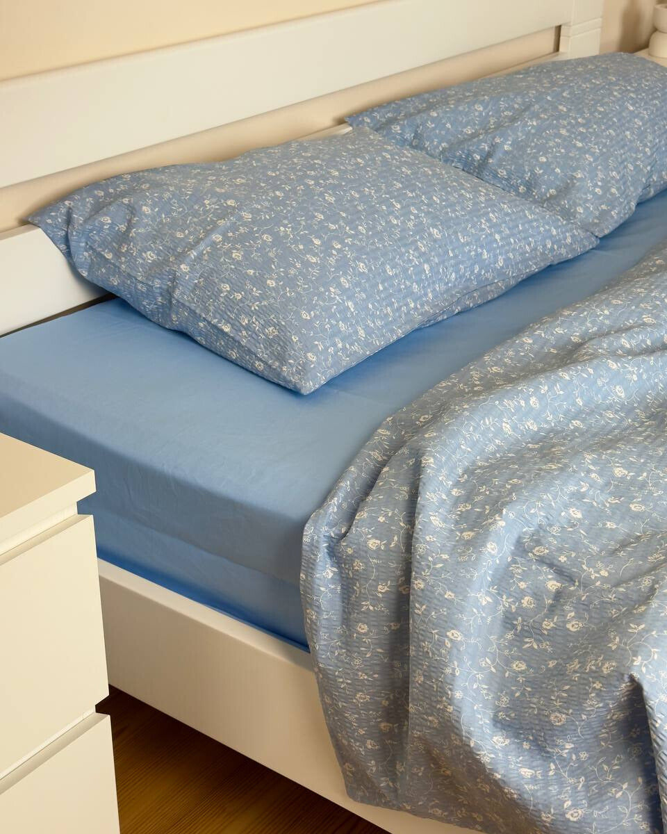 Bedding Set - "Blue Blossom "