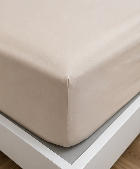 Ranforce Cotton Bedding Set – Soft Nude Calm