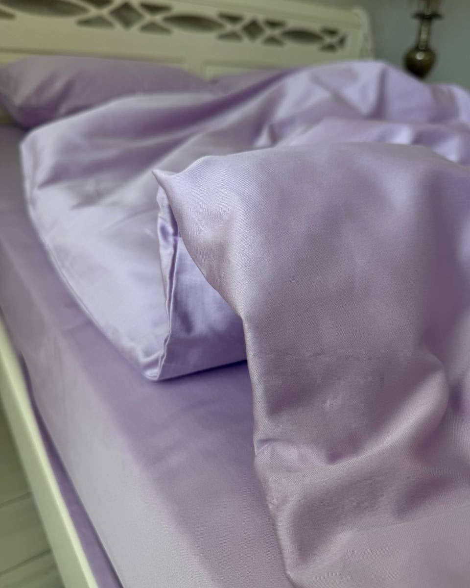 Luxury Cotton Sateen Bedding Set – Lavender Dream