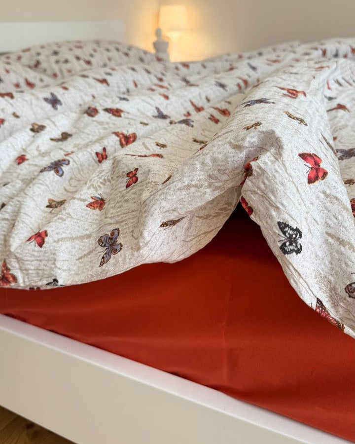 Seersucker Cotton Bedding Set — Butterfly Meadow