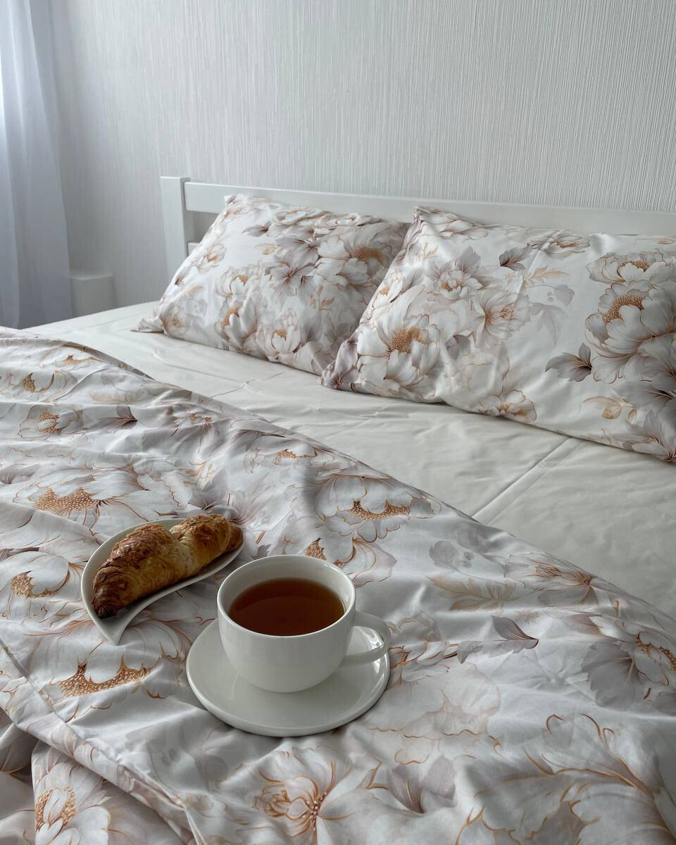 Bedding Set - "Peony Bloom"