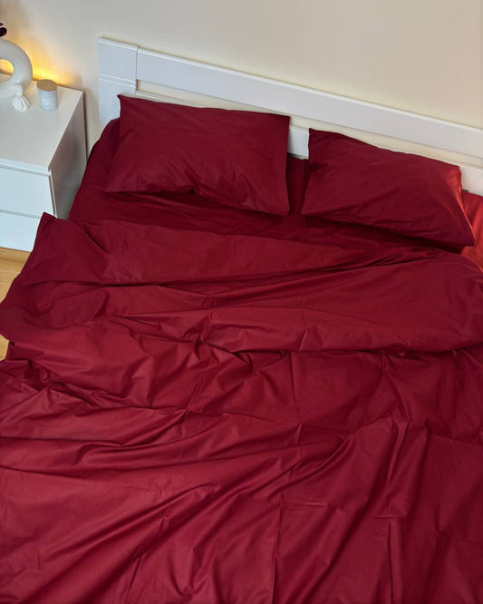 Bedding Set - "Bordeaux Velvet"