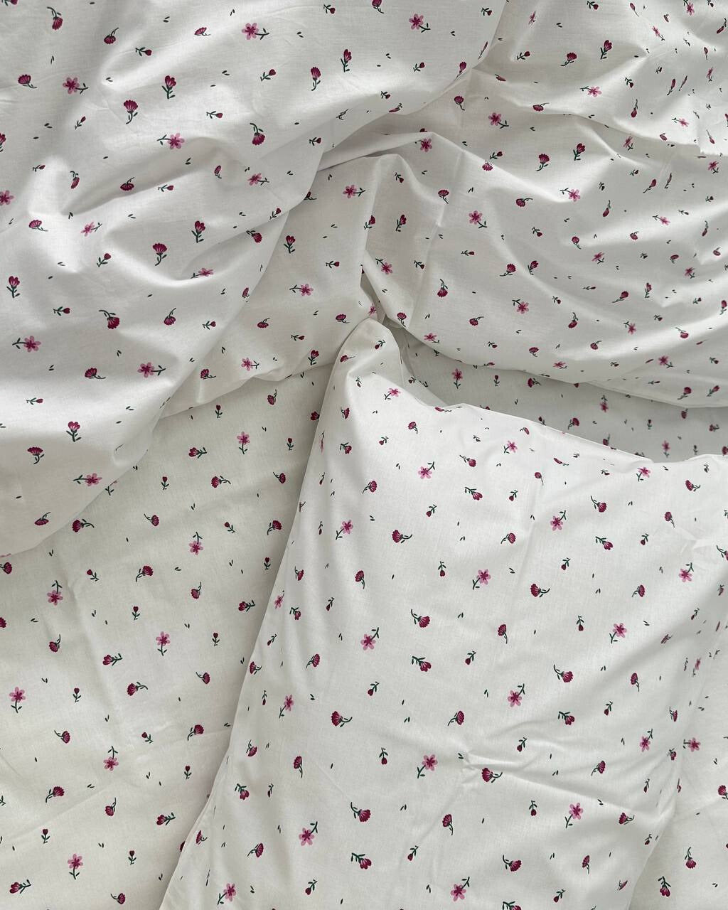 Premium Ranforce Cotton Bedding Set – Blossom Dots