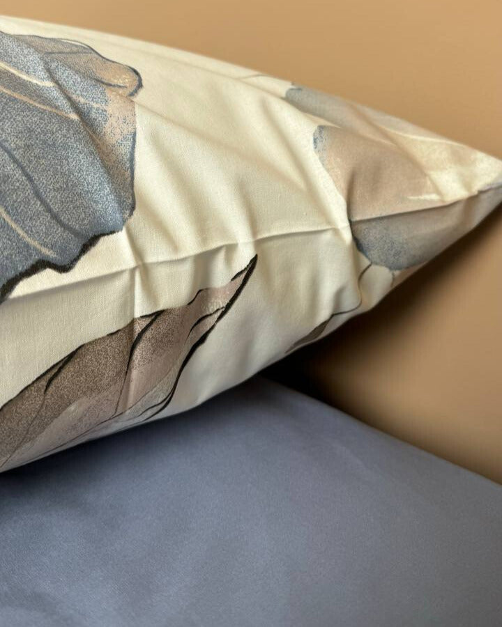 Premium Ranforce Cotton Bedding Set – Blue Garden