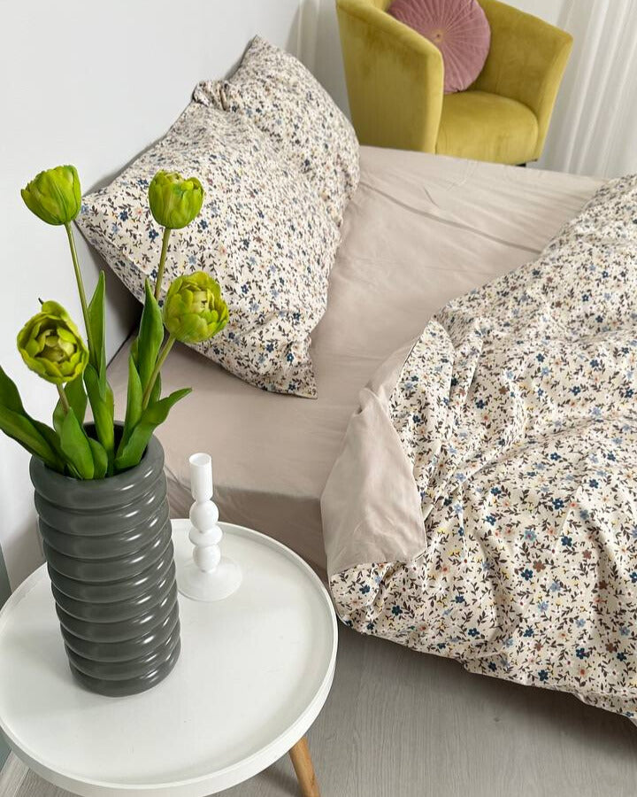 Premium Ranforce Cotton Bedding Set – Meadow Whisper