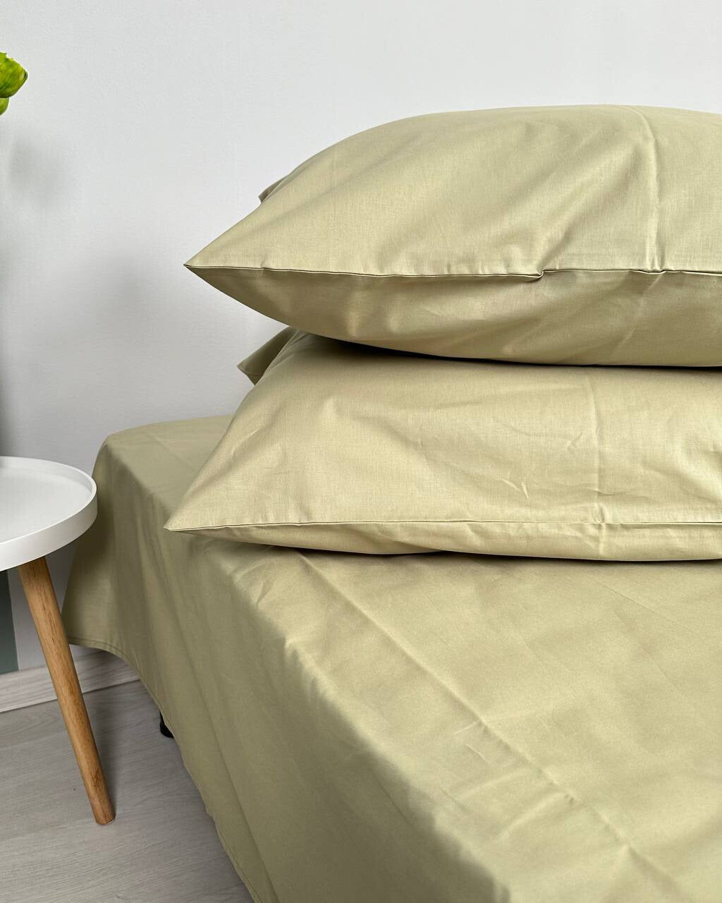 Premium Ranforce Cotton Bedding Set – Sage Calm