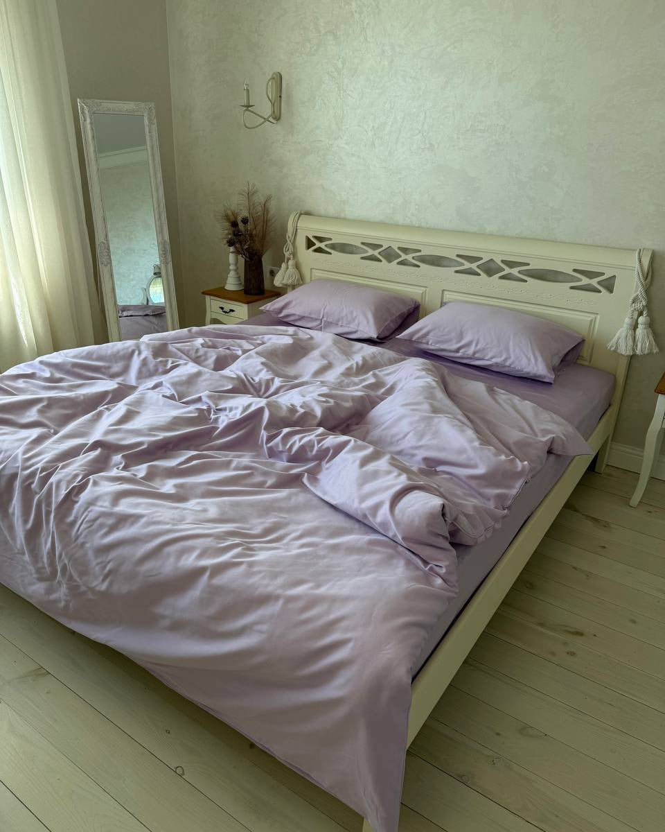 Luxury Cotton Sateen Bedding Set – Lavender Dream