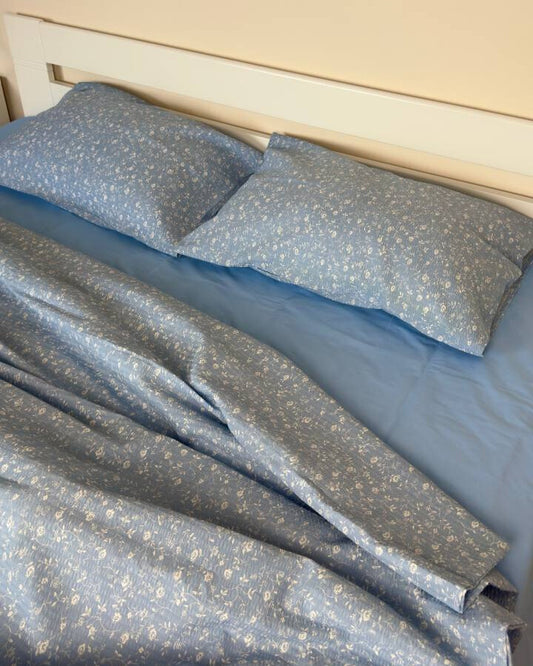 Bedding Set - "Blue Blossom "