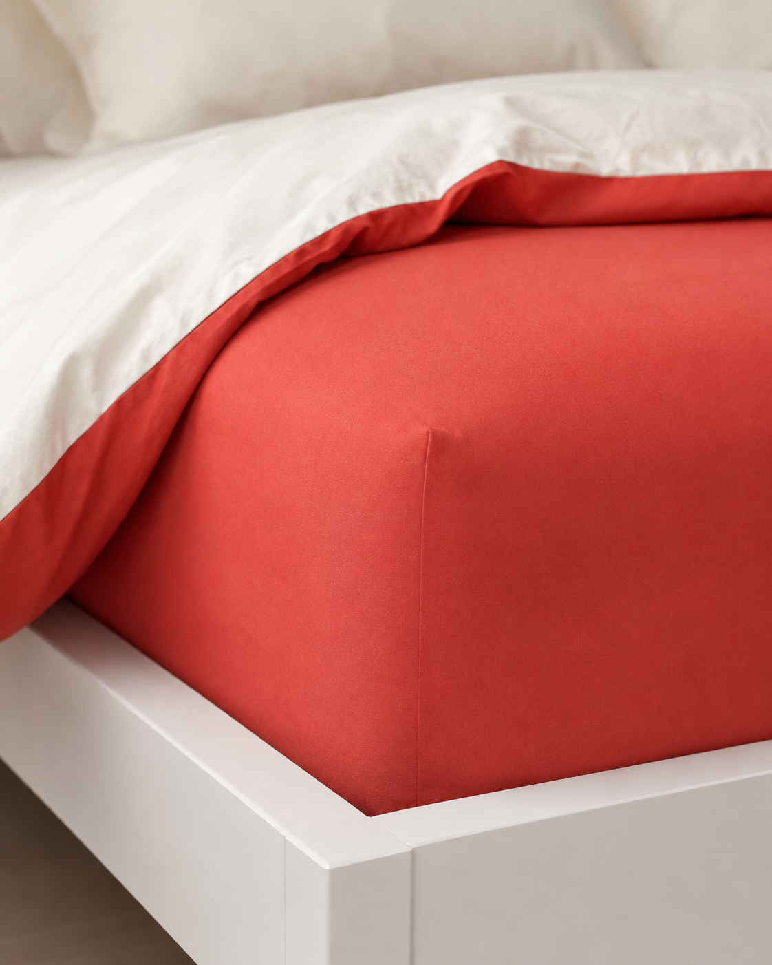 Ranforce Cotton Bedding Set – Sunset Cream