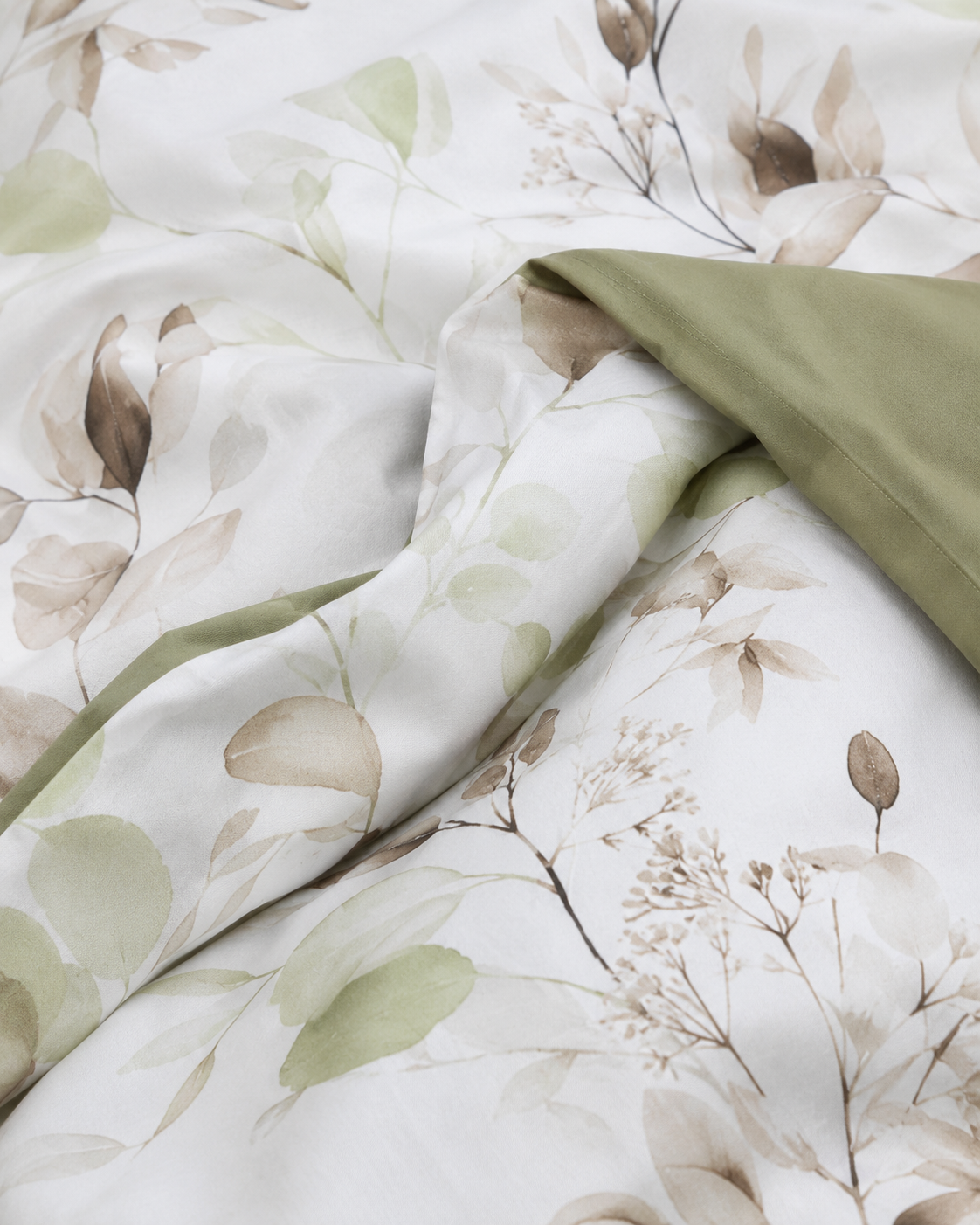 Ranforce Cotton Bedding Set – Olive Garden
