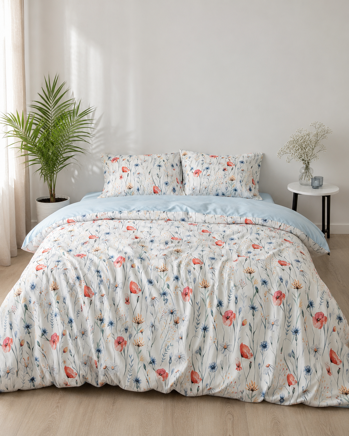 Ranforce Cotton Bedding Set – Wildflower Meadow