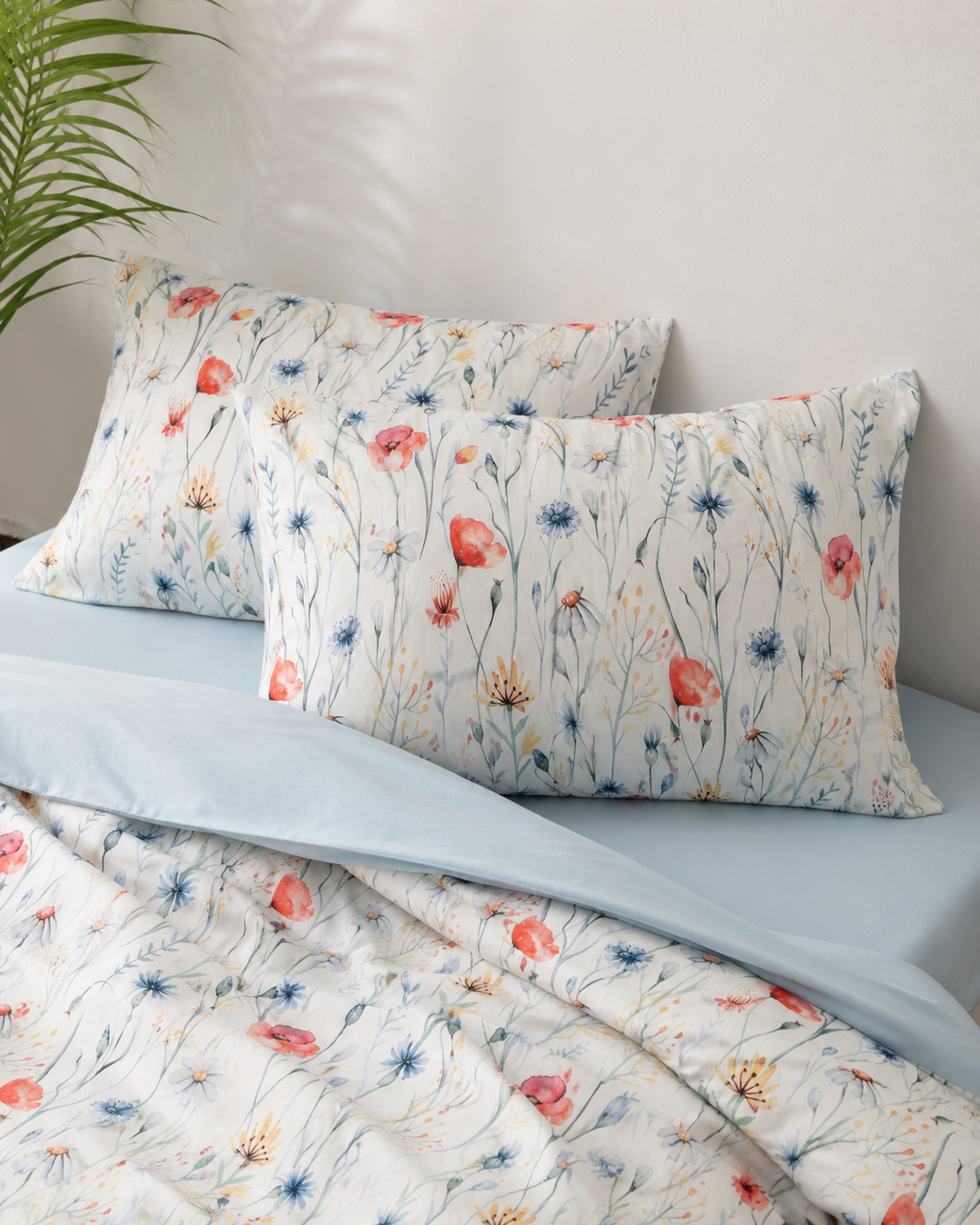 Ranforce Cotton Bedding Set – Wildflower Meadow