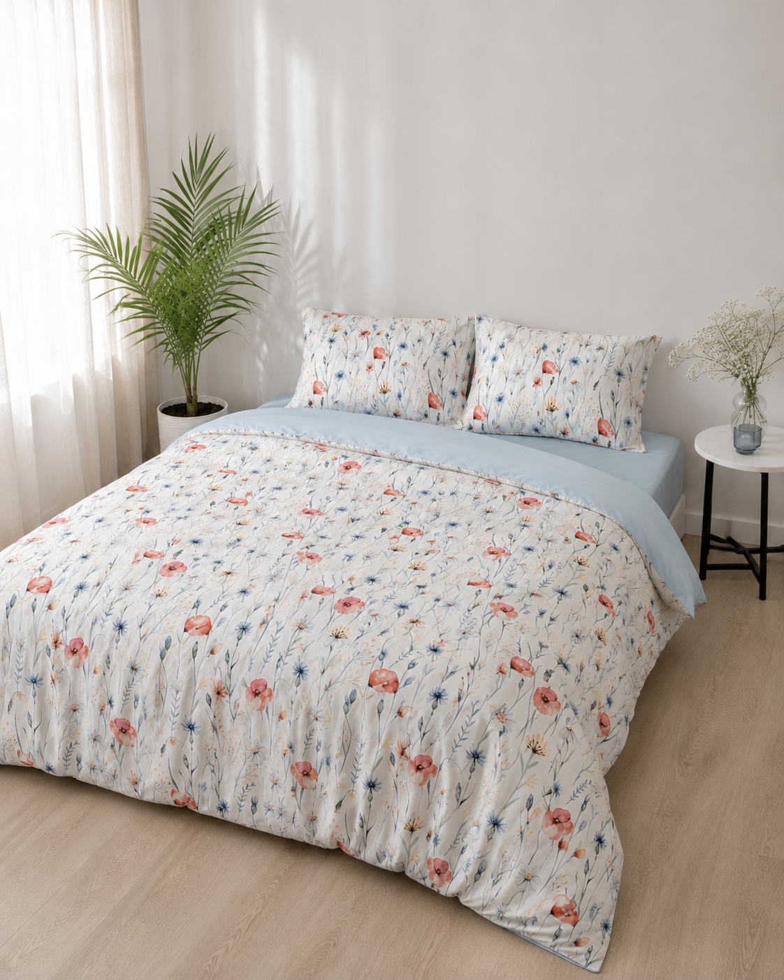 Ranforce Cotton Bedding Set – Wildflower Meadow