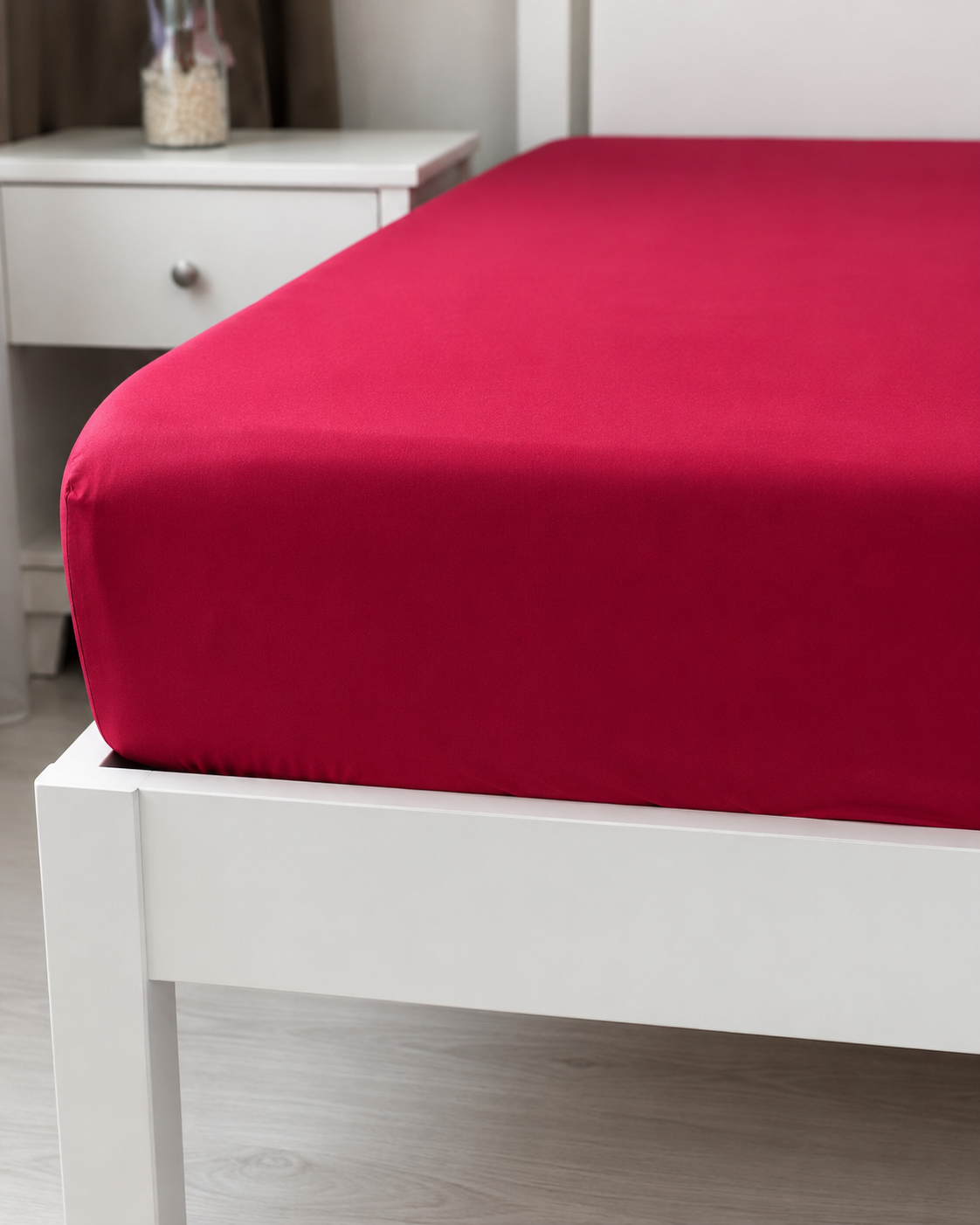 Ranforce Cotton Bedding Set – Burgundy Elegance