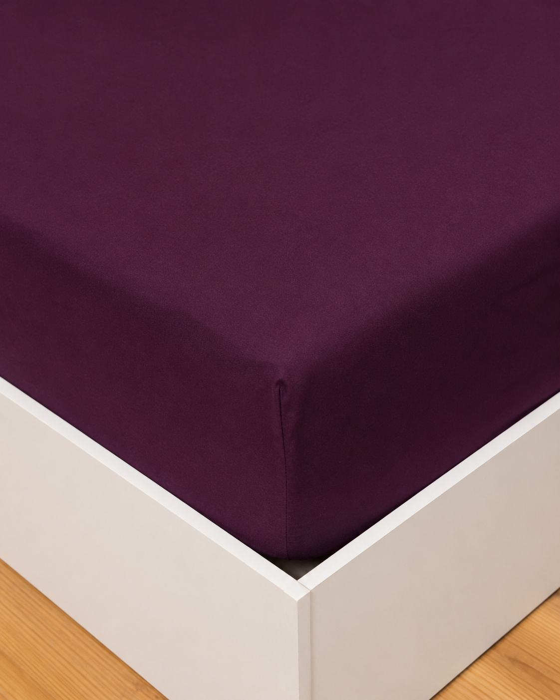 Ranforce Cotton Bedding Set – Deep Plum Elegance