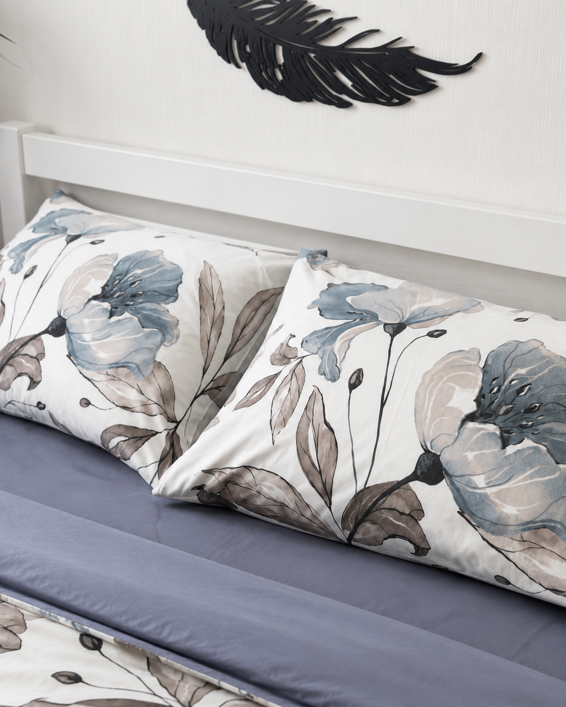 Ranforce Cotton Bedding Set – Blue Garden