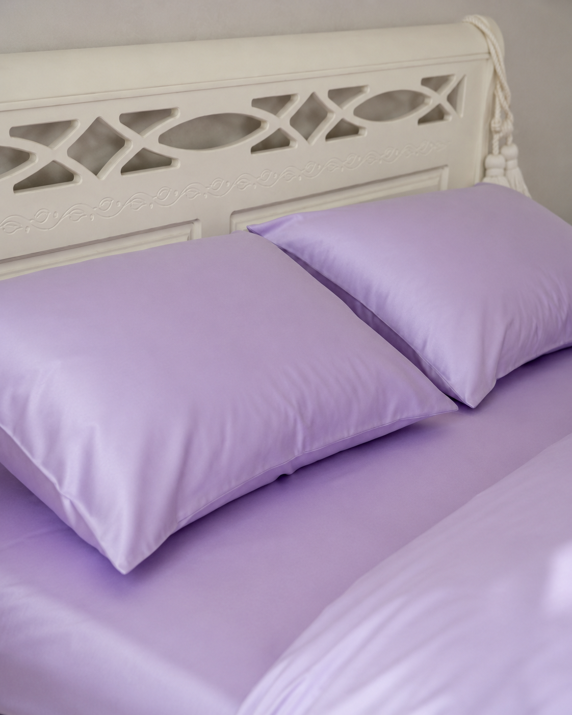 Luxury Cotton Sateen Bedding Set – Lavender Dream