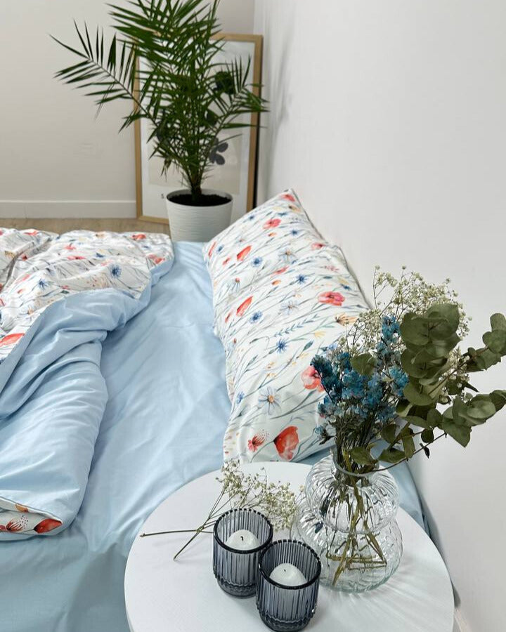 Bedding Set - "Red poppy"