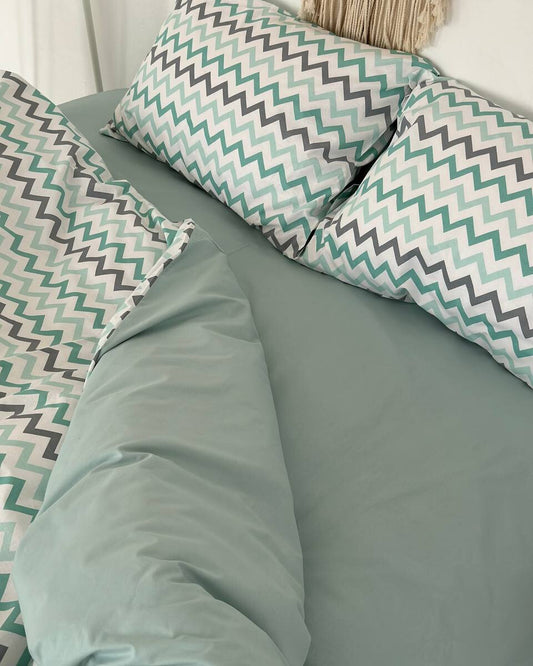 Bedding Set - "Mint Pulse"