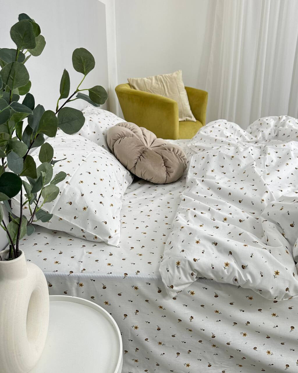 Premium Ranforce Cotton Bedding Set – Autumn Sprinkles