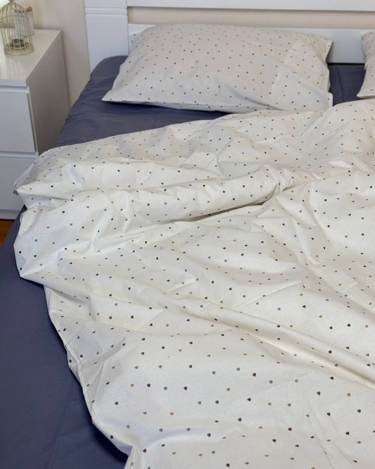 Bedding Set - " Sweet Hearts"