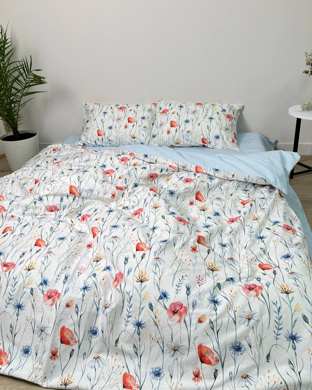 Bedding Set - "Red poppy"