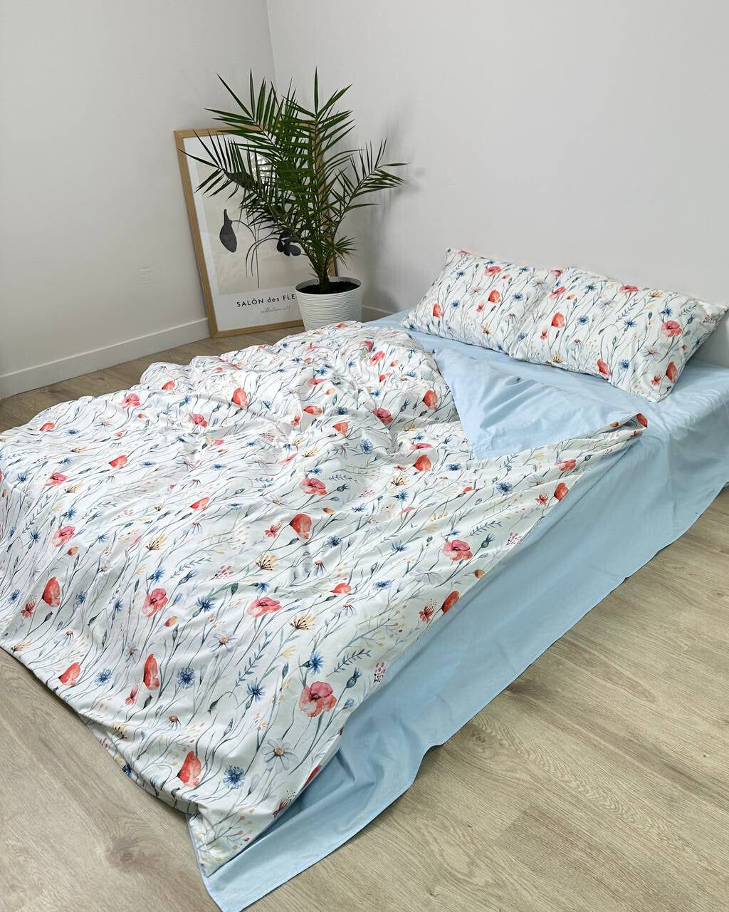 Bedding Set - "Red poppy"