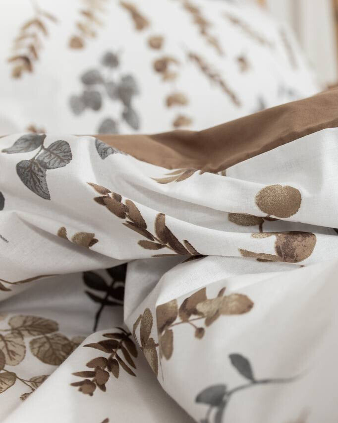 Premium Ranforce Cotton Bedding Set – Autumn Eucalyptus