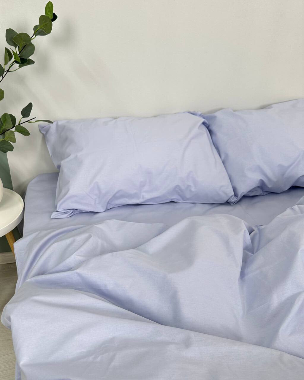 Ranforce Cotton Bedding Set – Soft Sky