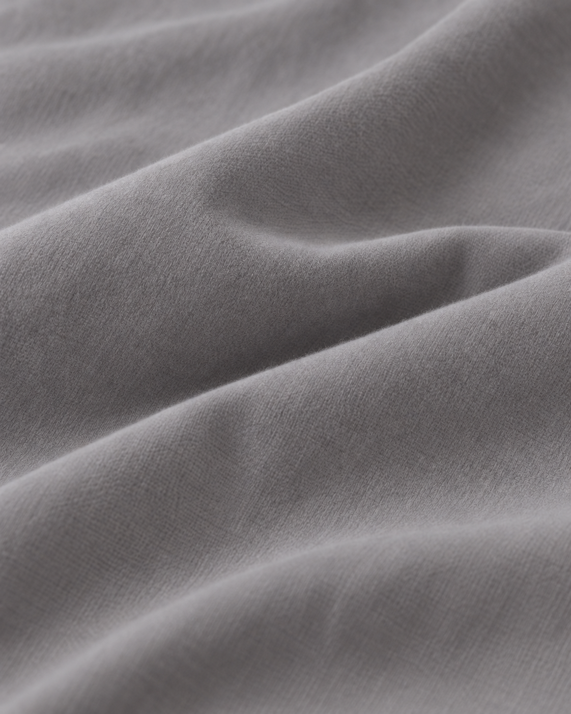 Pure Brushed Cotton Bedding Set – Soft Grey