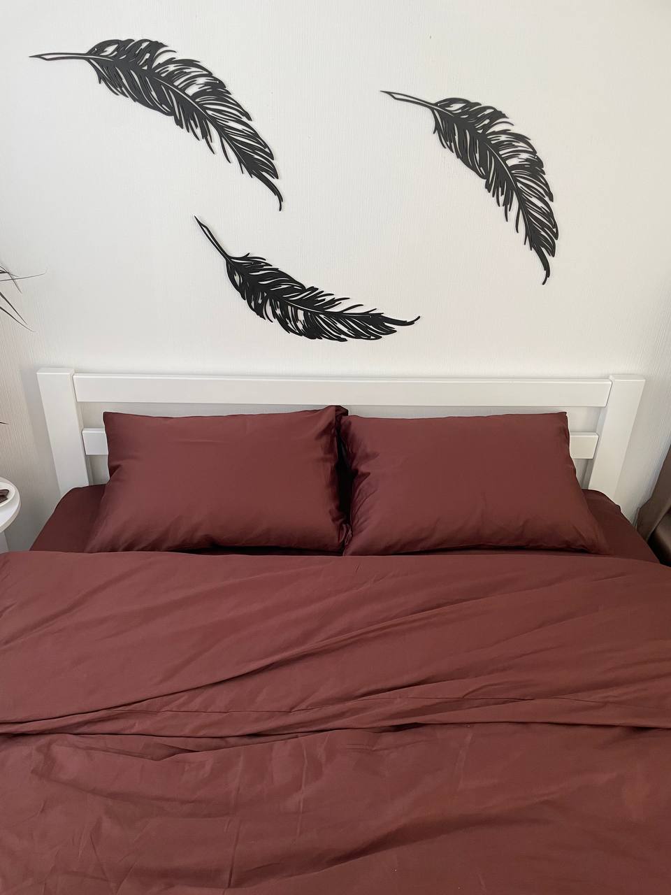 Luxury Cotton Sateen Bedding Set – Chocolate Brown